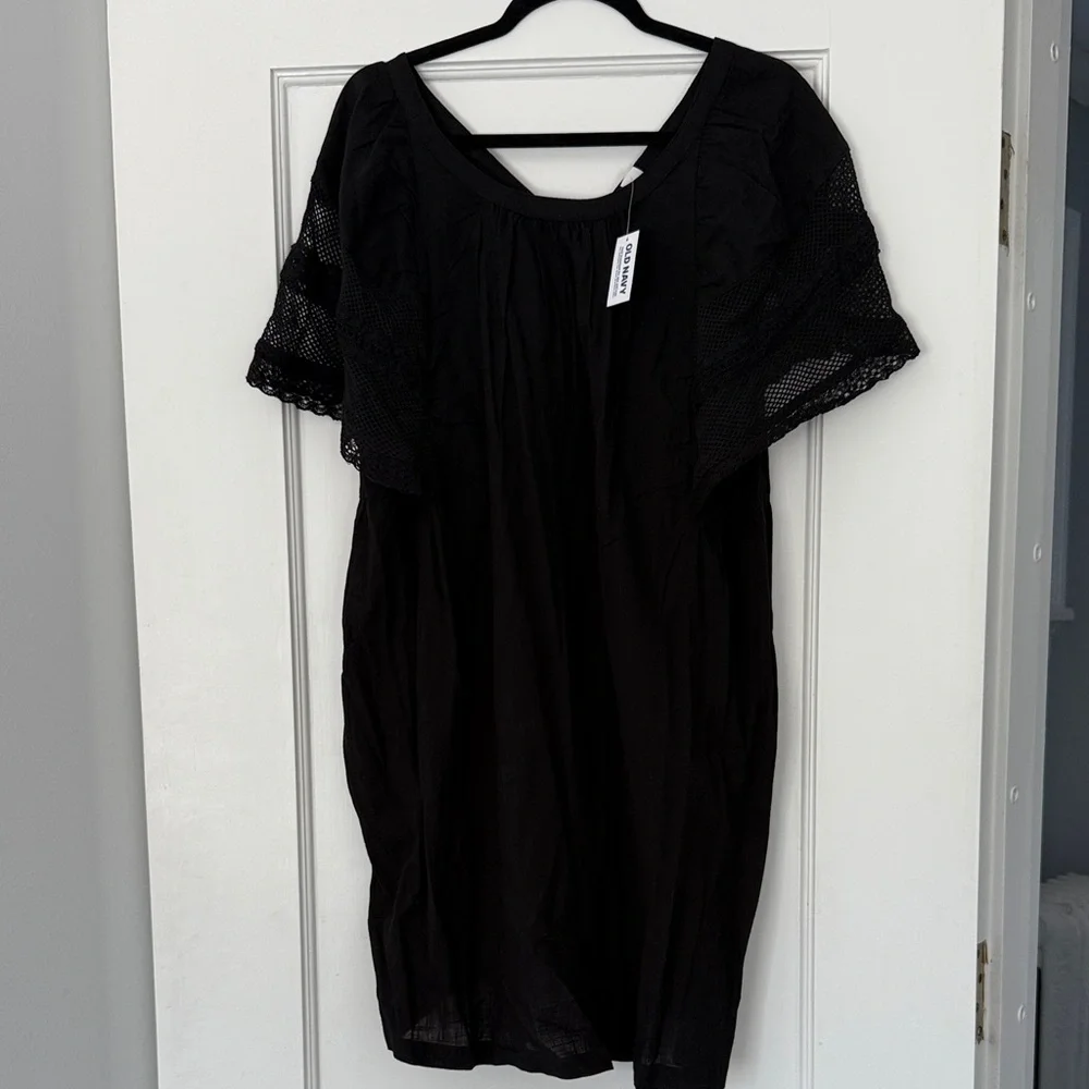 NWT Old Navy Mini Dress with Lace Detail - Picture 1 of 4